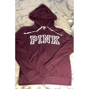 Victorias Secret PINK Zipper front hoodie